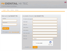 Tablet Screenshot of mydentalhitec.com